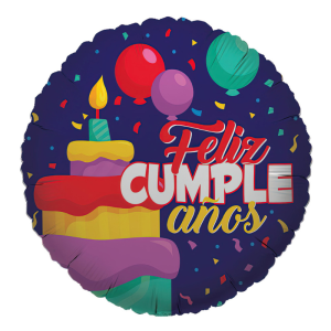 Globo Metálico Feliz Cumpleaños