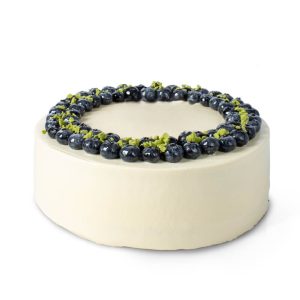 Pastel Limón y Arándanos